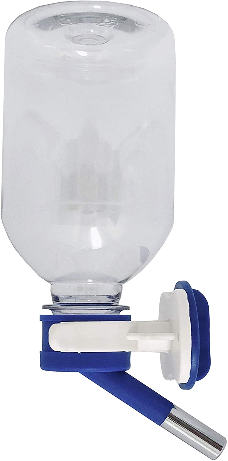 Choco Nose Patented No-Drip Water Bottle for Guinea Pigs/Hamsters/Bunnies/Ferrets/Hedgehogs/SugarGliders/Rats/Mice/Critters/Small Animals - for Pet Cages, Crates or Wall Mount. 10.2 oz. Nozzle 10mm (H125)