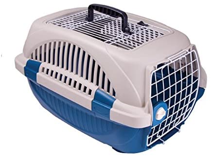 Choco Nose Travel Kennel Set - Durable Top Load Pet Carrier/Crate No Drip Water Bottle Food Bowl For Small Dog/Puppy/Cat/Rabbit Under 12 Lb